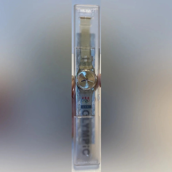 SWATCH Watch Vintage 1996 Atlanta Olympics Available to Volunteers Only RARE NWT - Picture 1 of 12